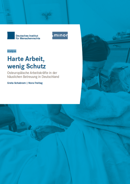 Cover Analyse DIMR osteurop&auml;ische Arbeitskr&auml;fte in der Pflege