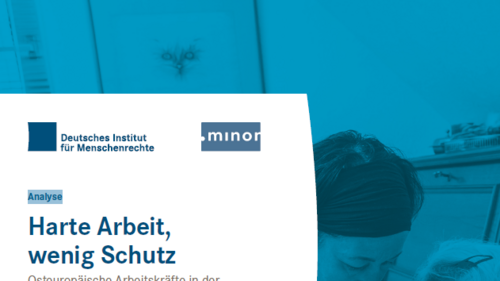 Cover Analyse DIMR osteurop&auml;ische Arbeitskr&auml;fte in der Pflege