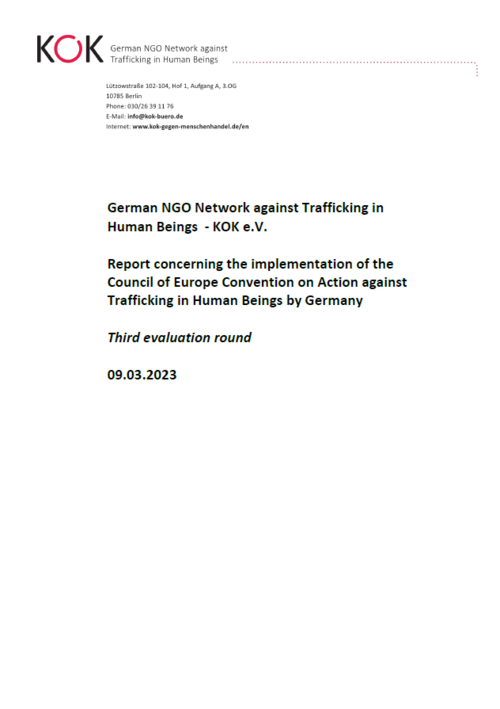 KOK NGO Report GRETA 2023