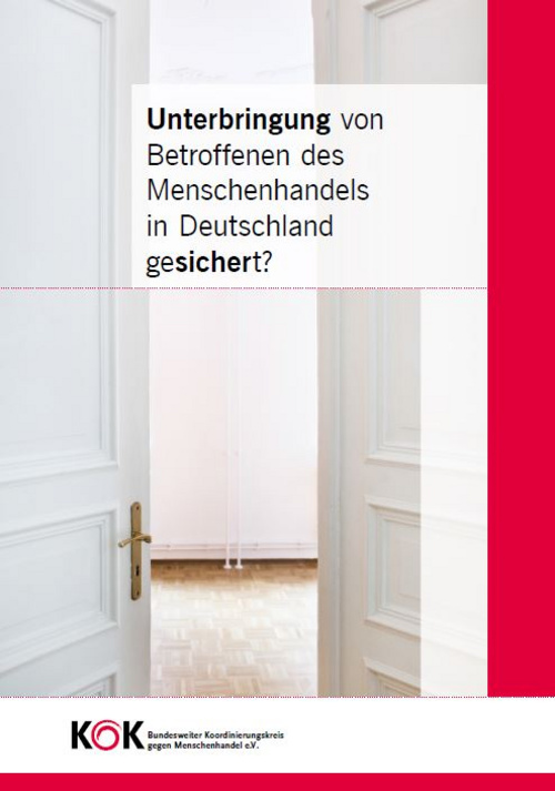 Unterbringung von Betroffenen von Menschenhandel - Studie KOK