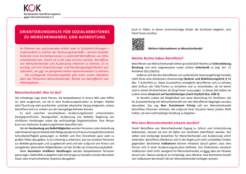 Erste Seite der Orientierungshilfe als Screennshot